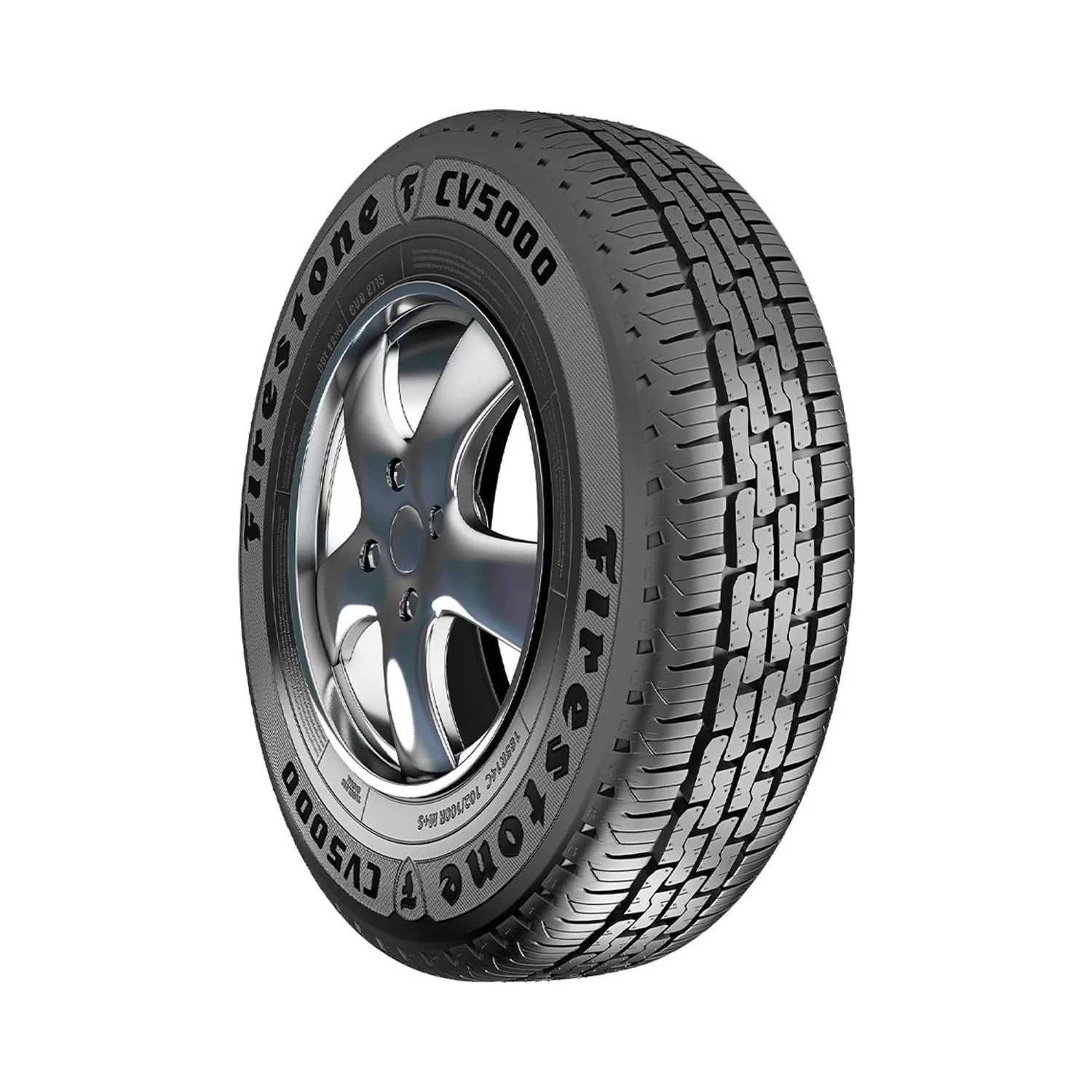 Neumático Firestone Cv5000 195r15c Carga 106q