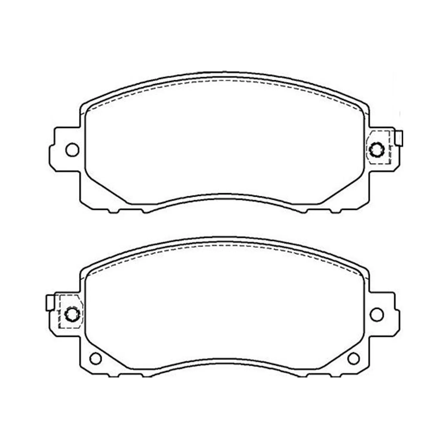 Pastillas de freno Delanteras para Subaru Outback 2021 al 2022